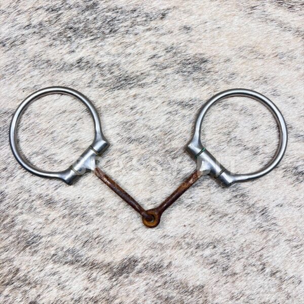 5" Reinsman Thin Sweet Iron Western D Snaffle