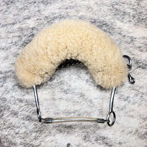 Merino Wool Shadow Roll Hackamore Noseband Cover