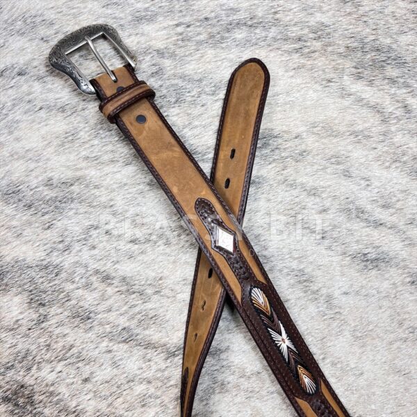 3D Western Belt w/ Buckle