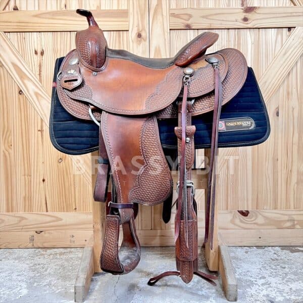15.5" About The Horse Black Rhino Trail Saddle