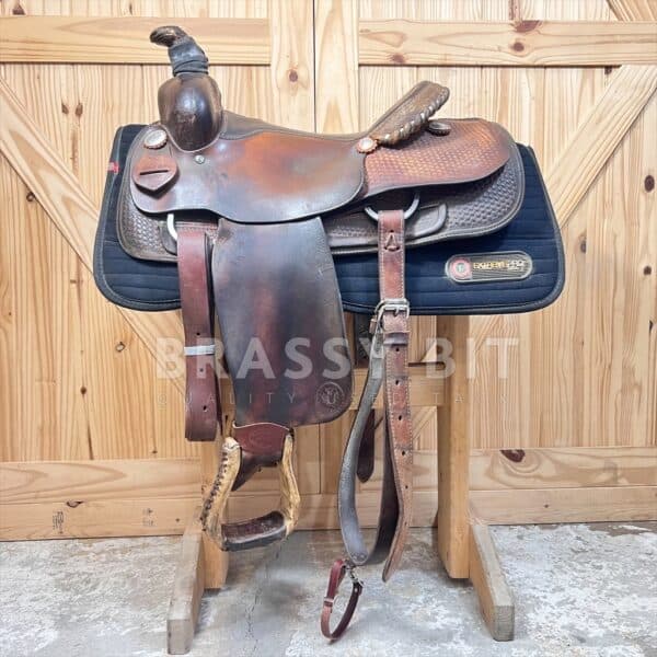 15" Vintage Circle Y Roping Saddle