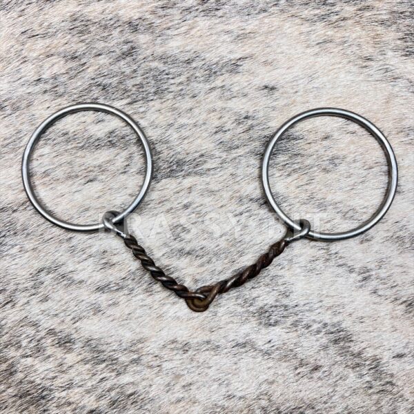 5.25" Reinsman Thin Twisted Western Snaffle