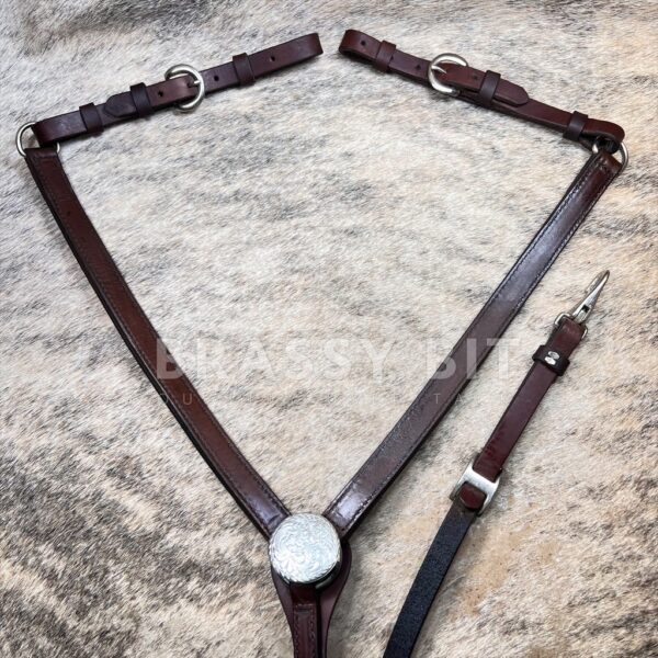 Circle Y Dark Oil Breast Collar