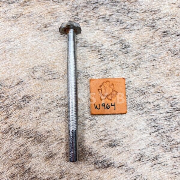 Vintage Craftool USA W964 Rosebud Leather Stamping Tool