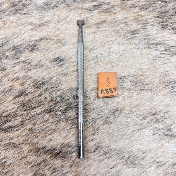 Vintage Craftool USA A888 Course Background Leather Stamping Tool