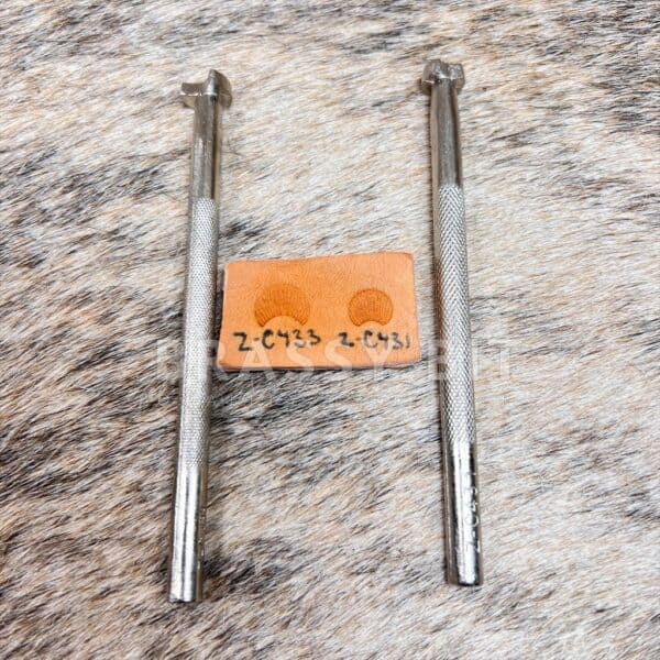 Craftool Leather Stamping Tools Z-C433 & Z-C431 Camouflage Stamp Bundle