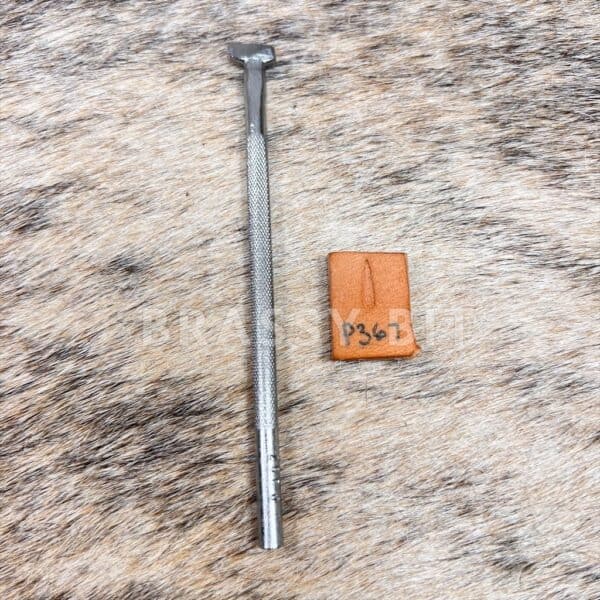Vintage Craftool USA Leather Stamping Tool P367 Smooth Pear Shader