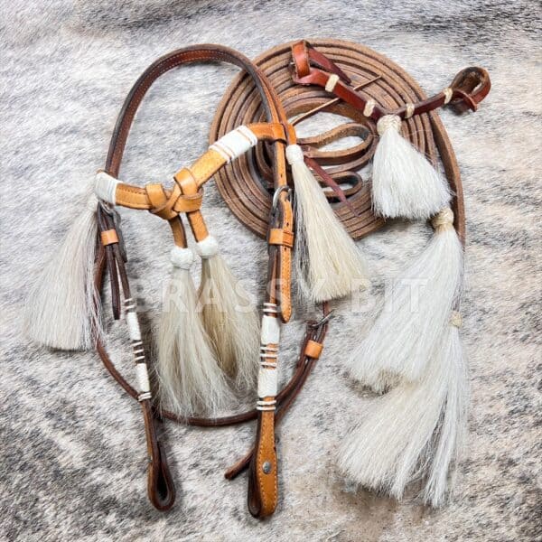 Champion Turf Headstall Set w/ Horsehair Accents