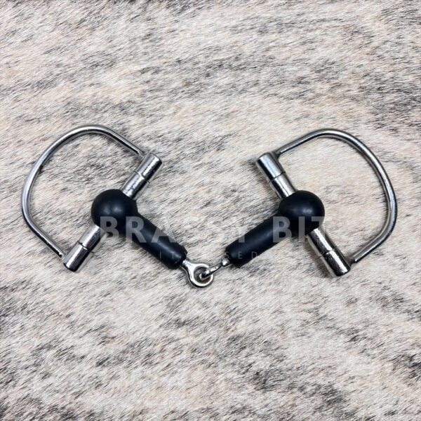 4.75" Rubber Mouth Hunter D Snaffle