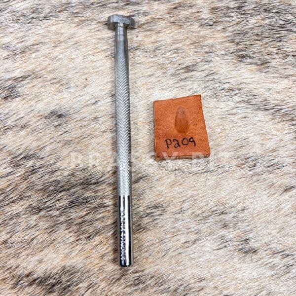 Vintage Craftool USA Leather Stamping Tool P209 Lined Pear Shader