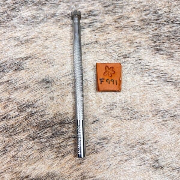 Vintage Craftool USA Leather Stamping Tools F991 Leaf Stamp