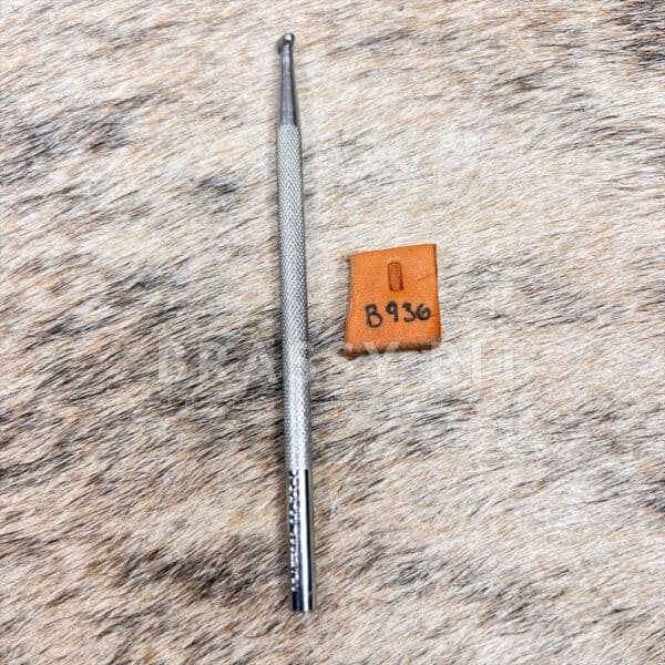 Vintage Crafttool USA Leather Stamping Tool B936 Checked Beveler