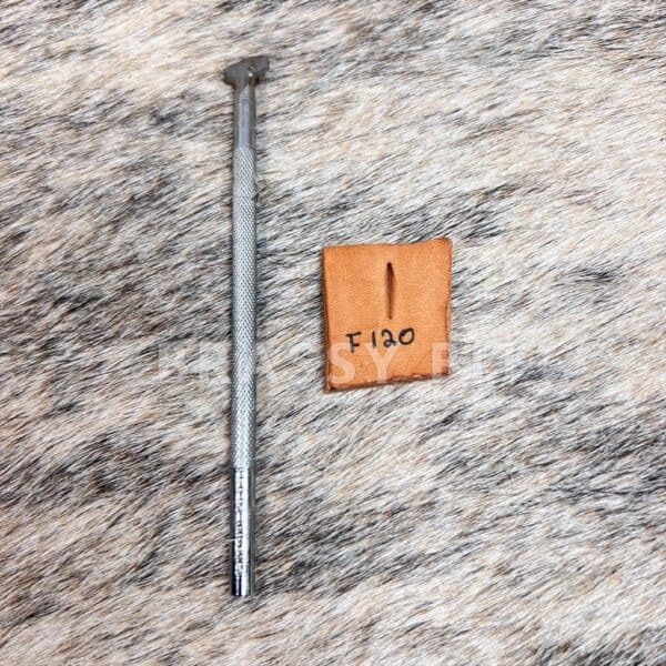 Vintage Craftool USA F120 Lined Figure Beveler Leather Stamping Tool