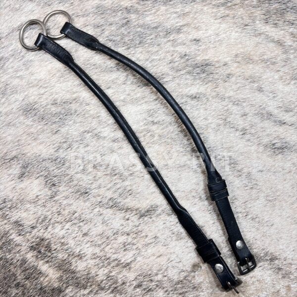 English Bridle Sliding Gag Cheek Pieces