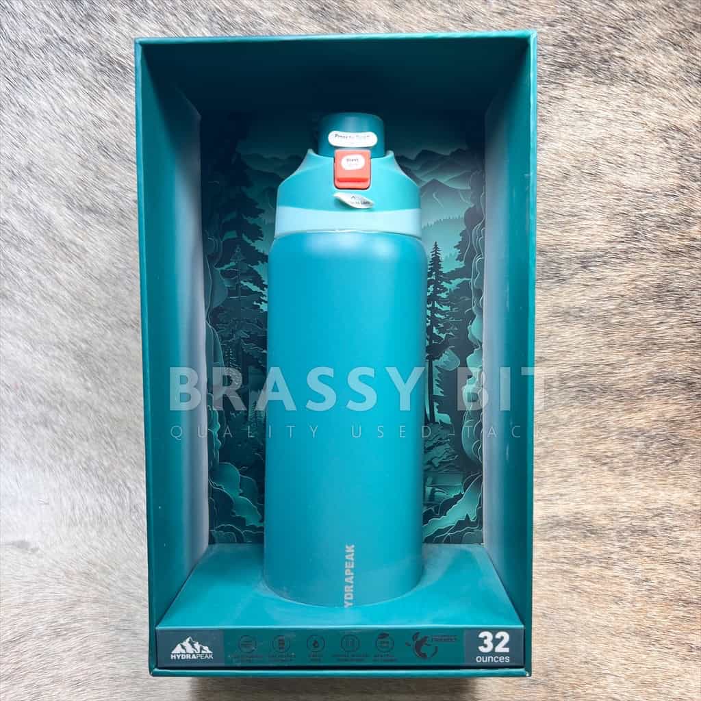 HydraPeak Oasis 32oz Water Bottle – Brassy Bit Tack